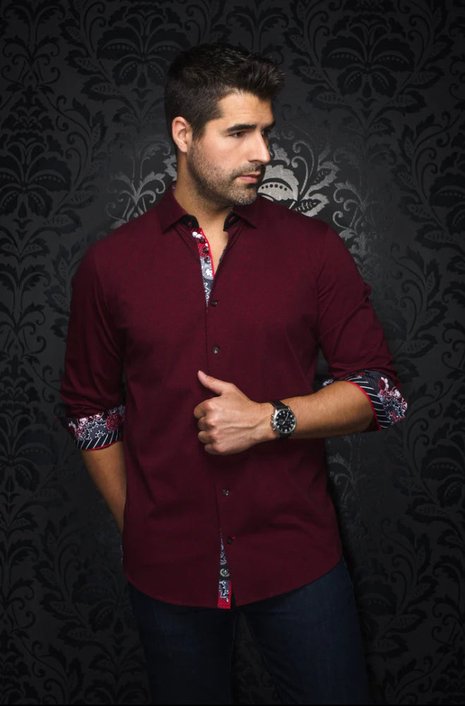 SHIRT | NELSON, BLACK RED