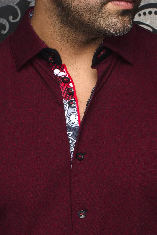 SHIRT | NELSON, BLACK RED