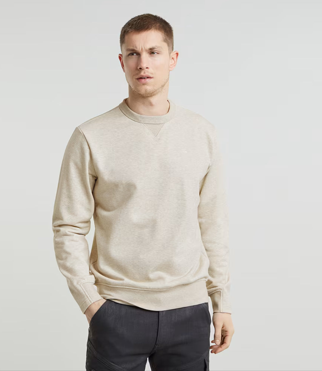 NIFOUS SWEATER Whitebait heather