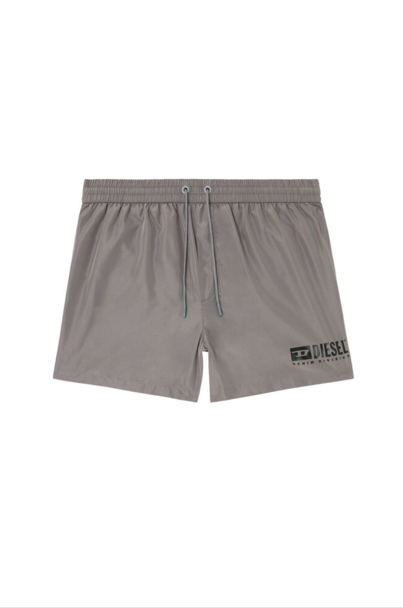 Ken-37-D-Box Mid-length swim shorts with logo print