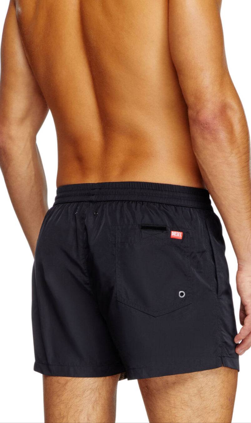 Mario-34-D-Core Swim shorts with logo print