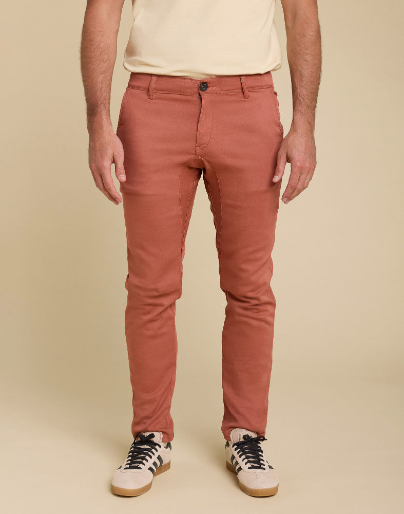 MEN'S PANTS CHINO CUT FLAMINGO