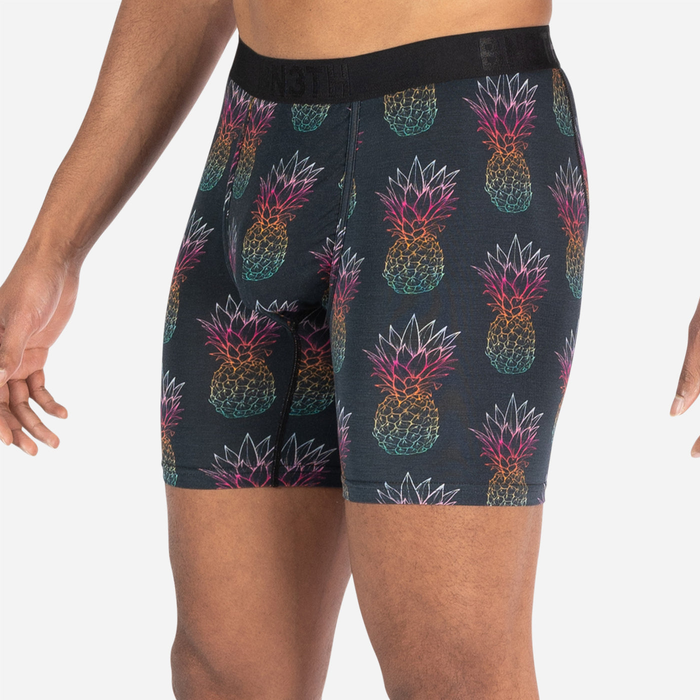 Classic Icon Boxer Brief Pineapple Fade Black