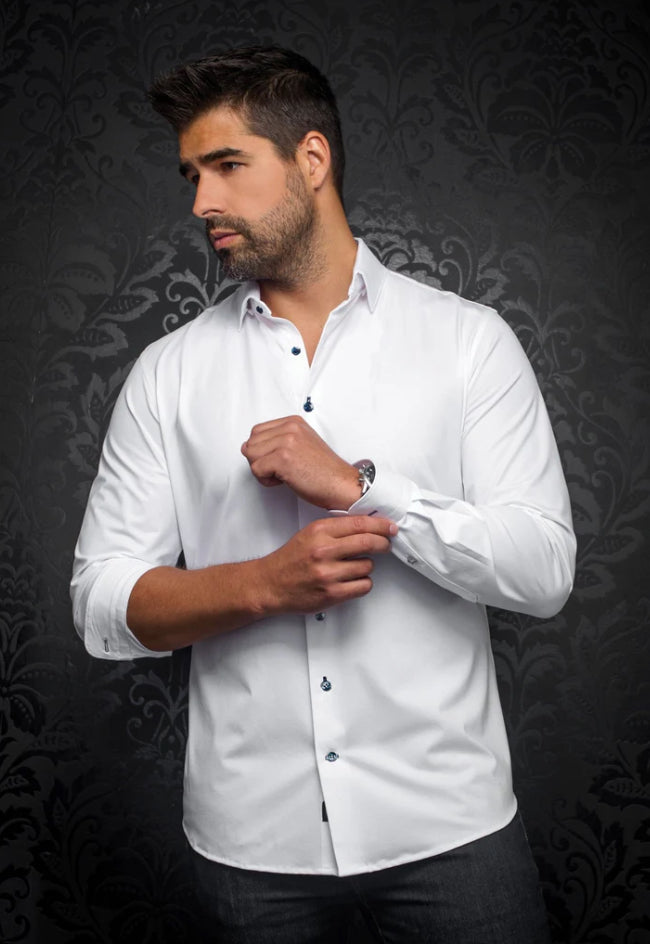 SHIRT | ALEXANDER-SLD, WHITE NAVY