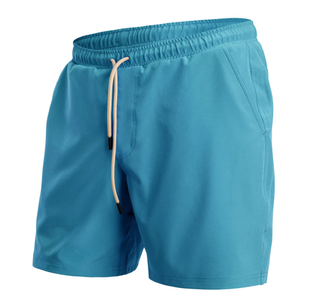 Agua Volley Swim Short 7" Breezy Blue