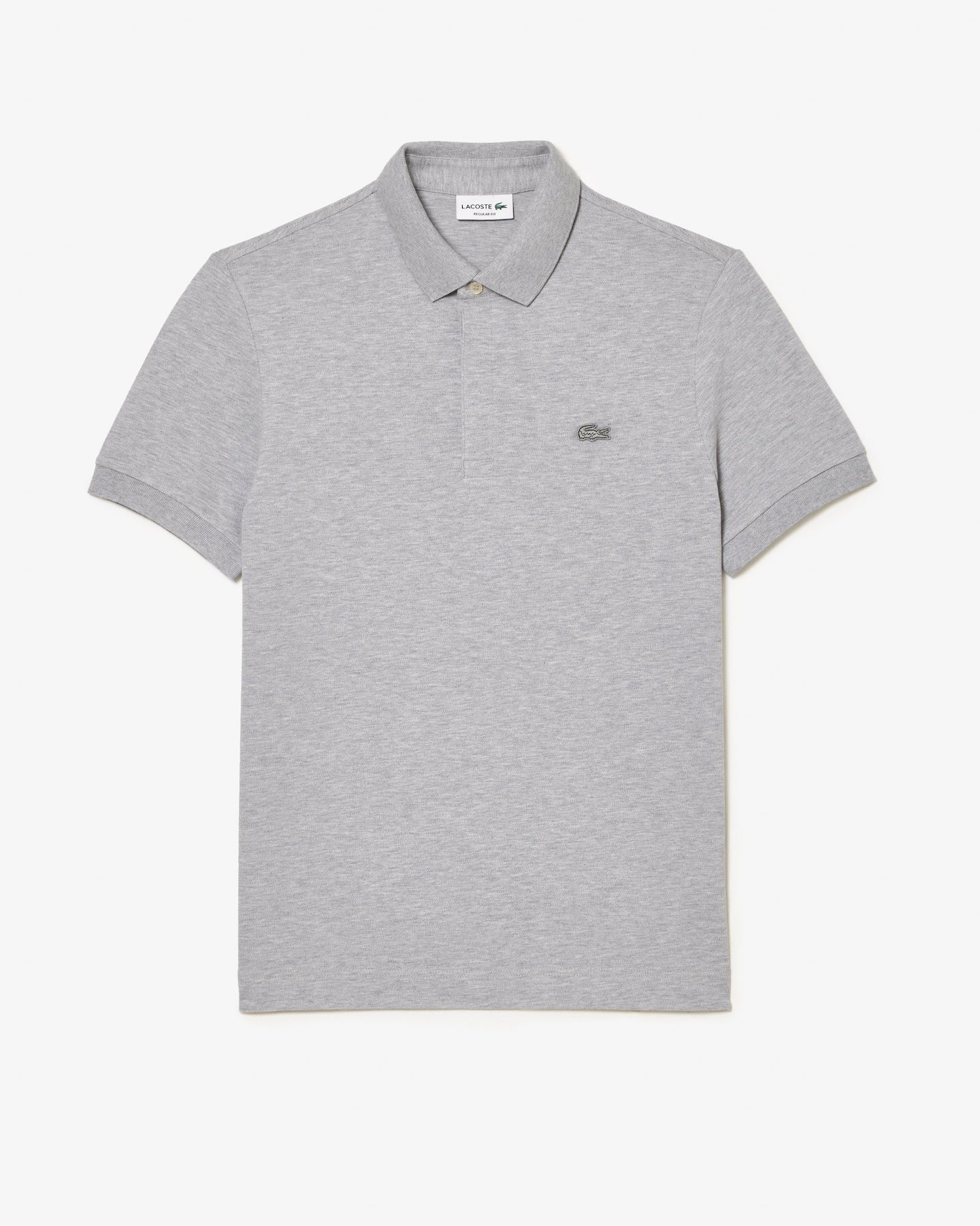 Men's Regular Fit Paris Stretch Piqué Polo - Grey