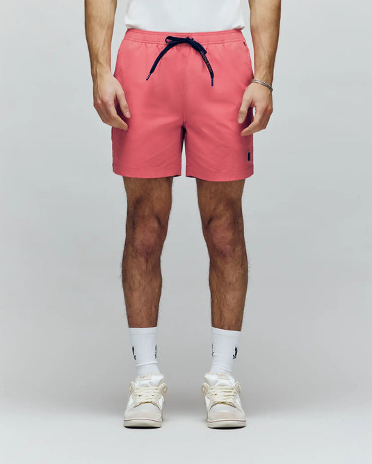 Mens Samos Hydrochromic Printed Swim Trunk - Rubi Quartz