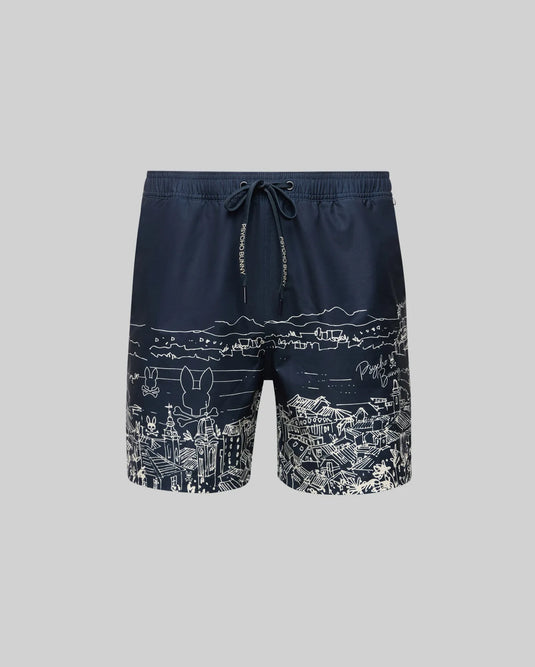 Mens Naxos Swim Trunk -  Navy