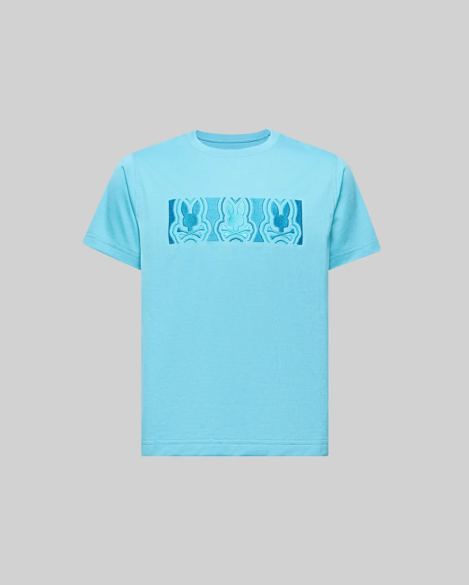 Mens Rob Graphic Tee - Milky Blue