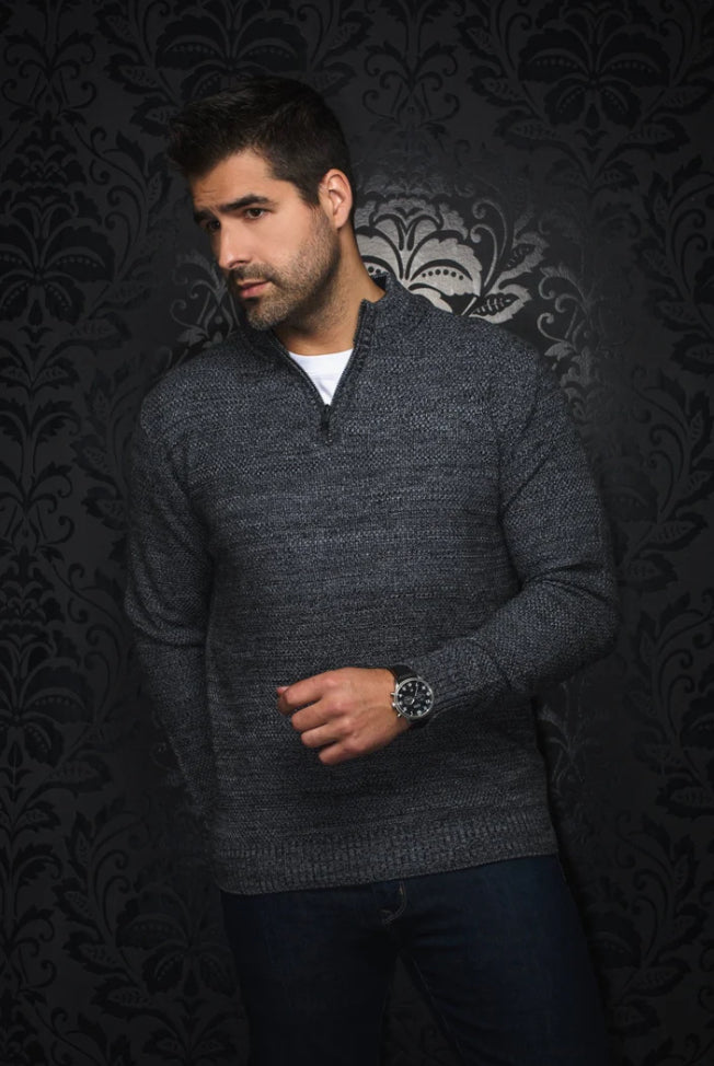 SWEATER  IN WOOL MERINOS | VOGAR, GREY