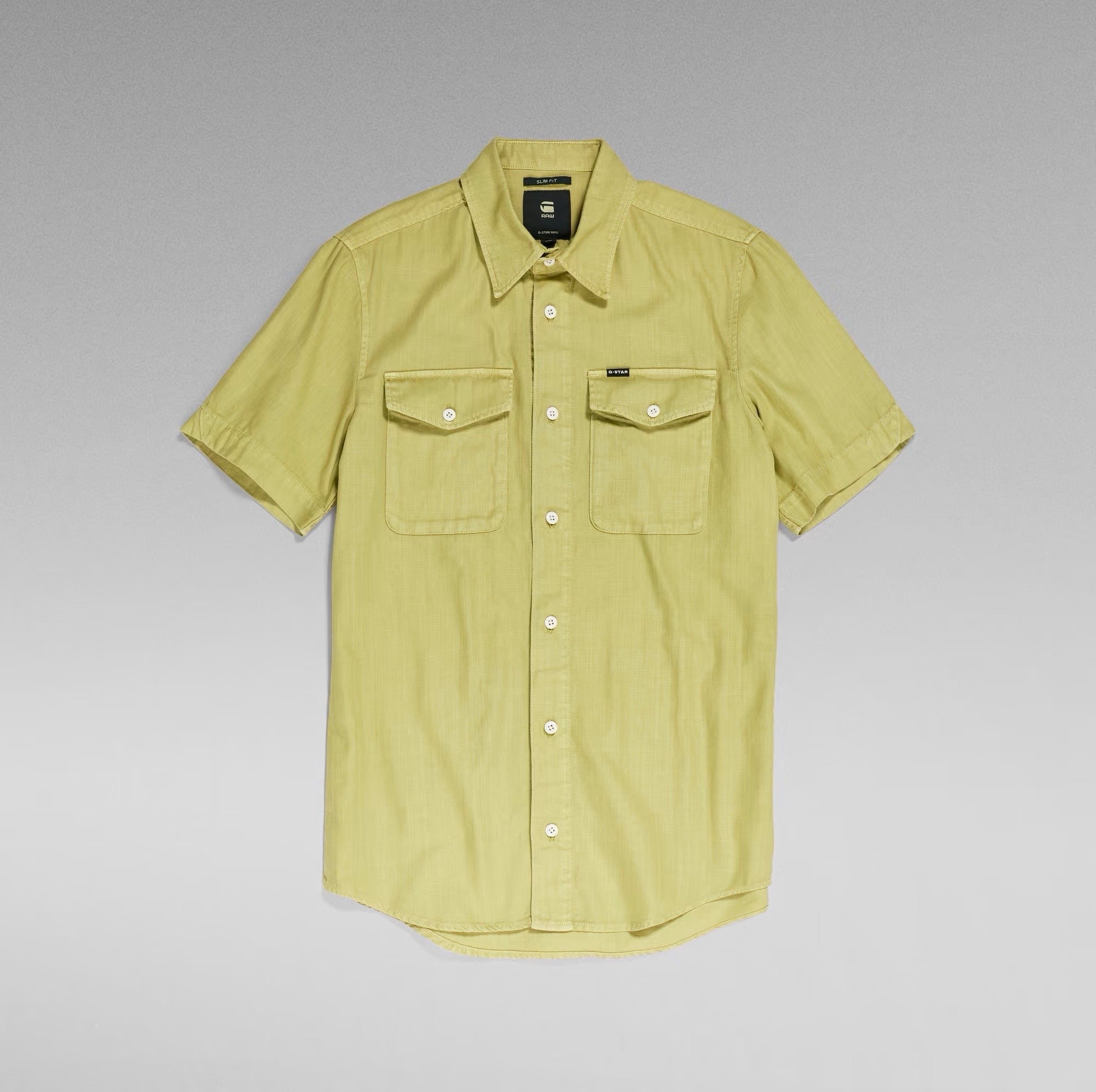 Marine Shirt Leek Green Garment Dye