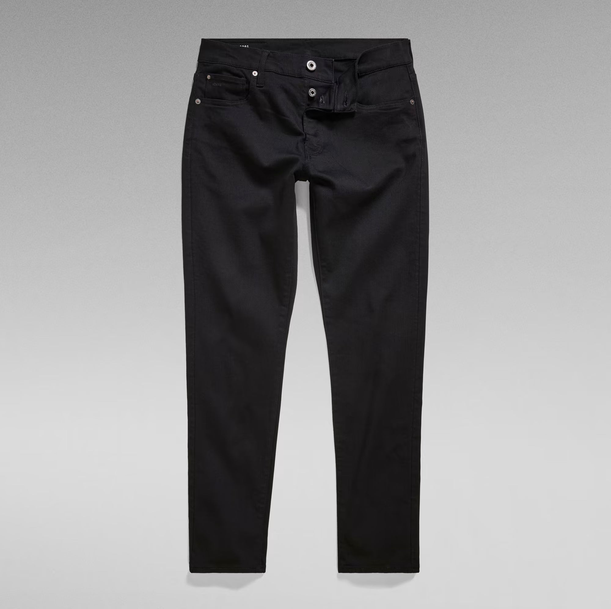 3301 Slim Jeans Pitch Black