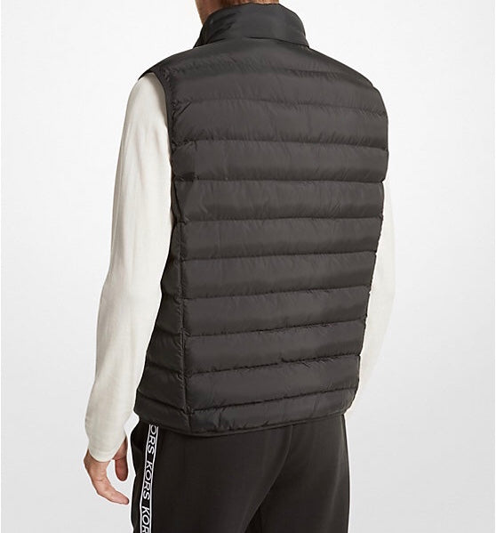 Quilted Puffer Vest Black