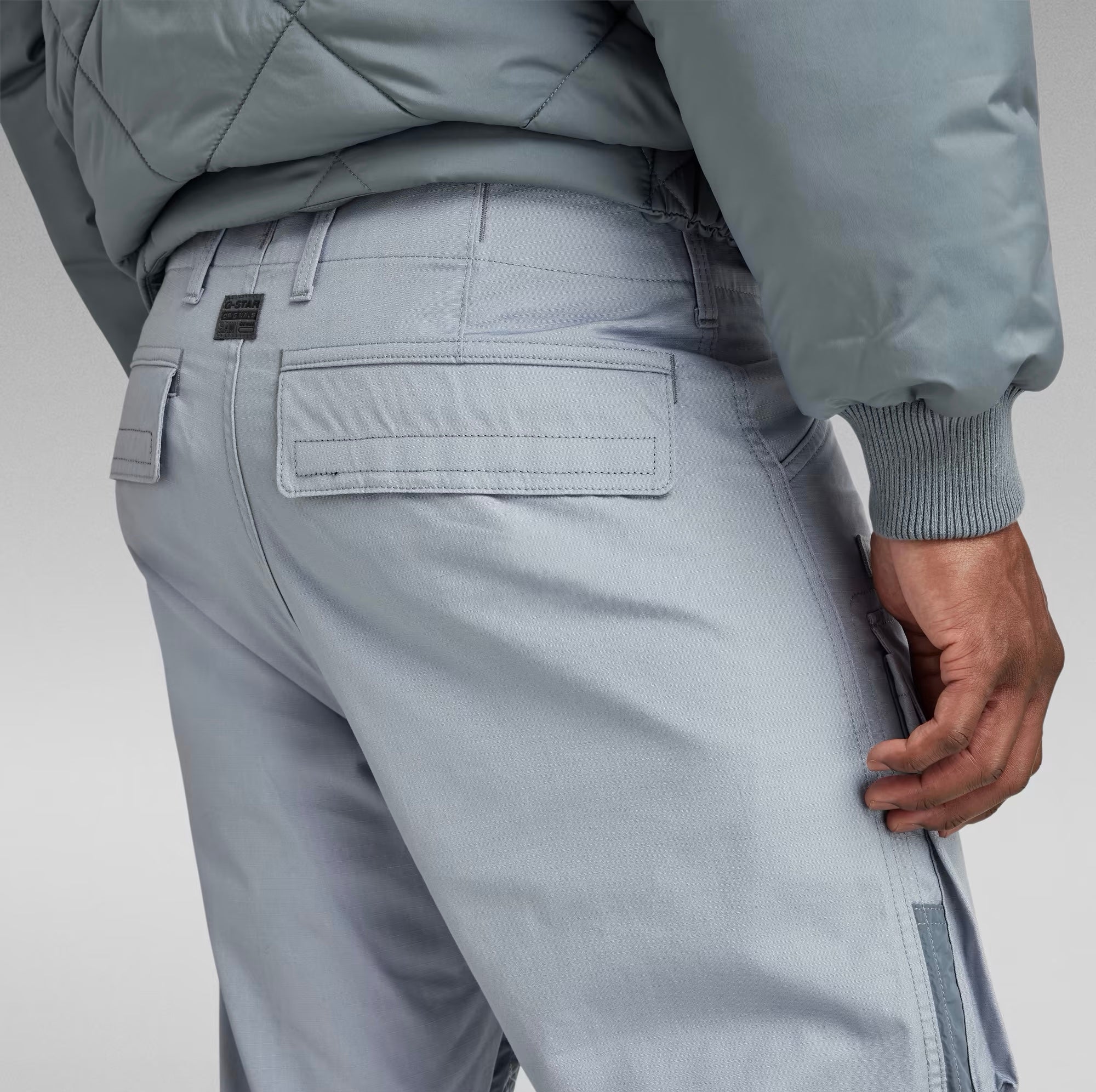 3D Regular Tapered Cargo Pants Dim Grey