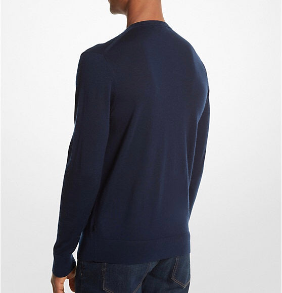 Merino Wool Sweater Midnight Blue