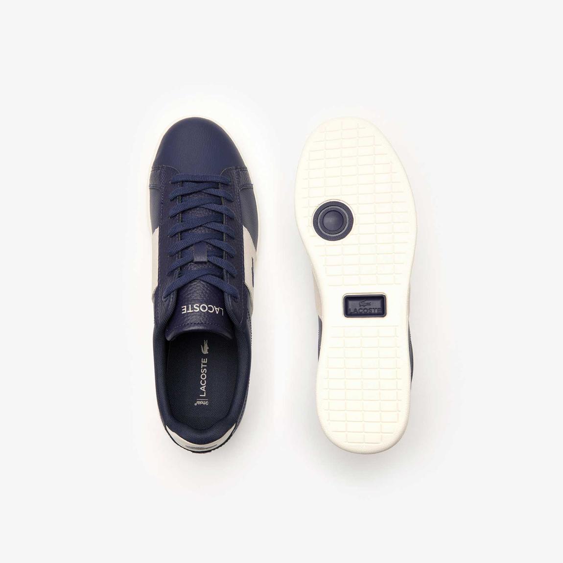 Lacoste blue 2024 leather shoes