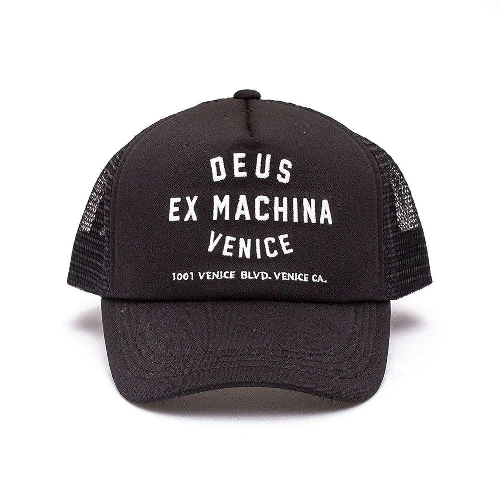 Venice Address Trucker Hat Black