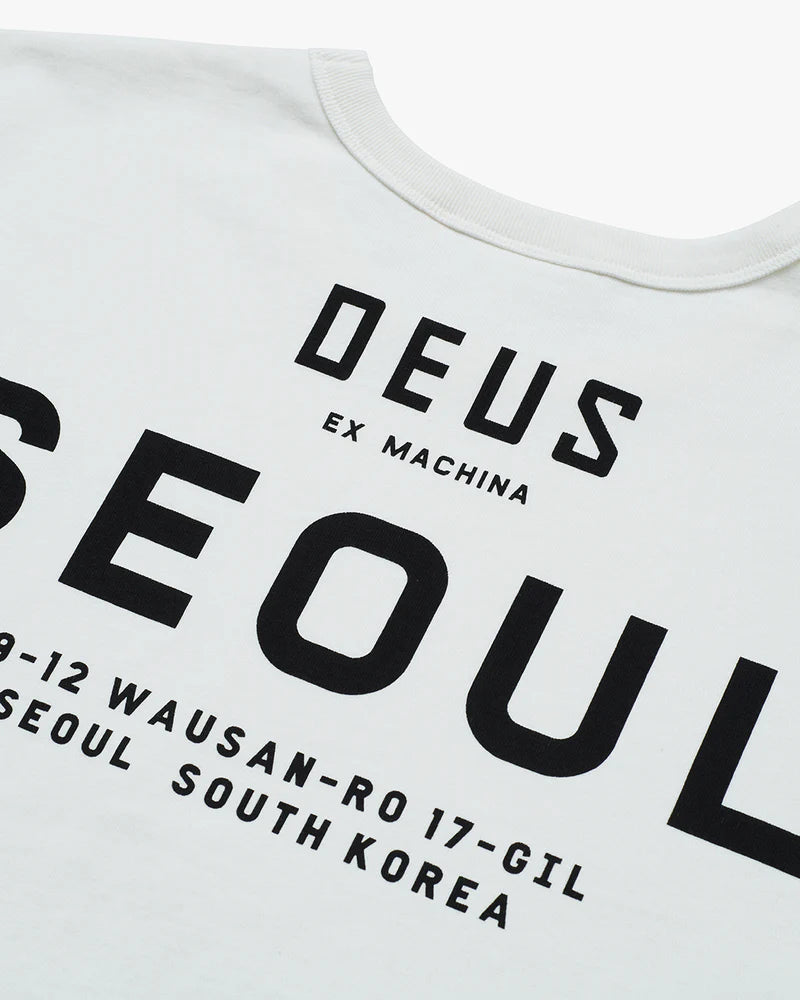 Seoul Address Tee Vintage White