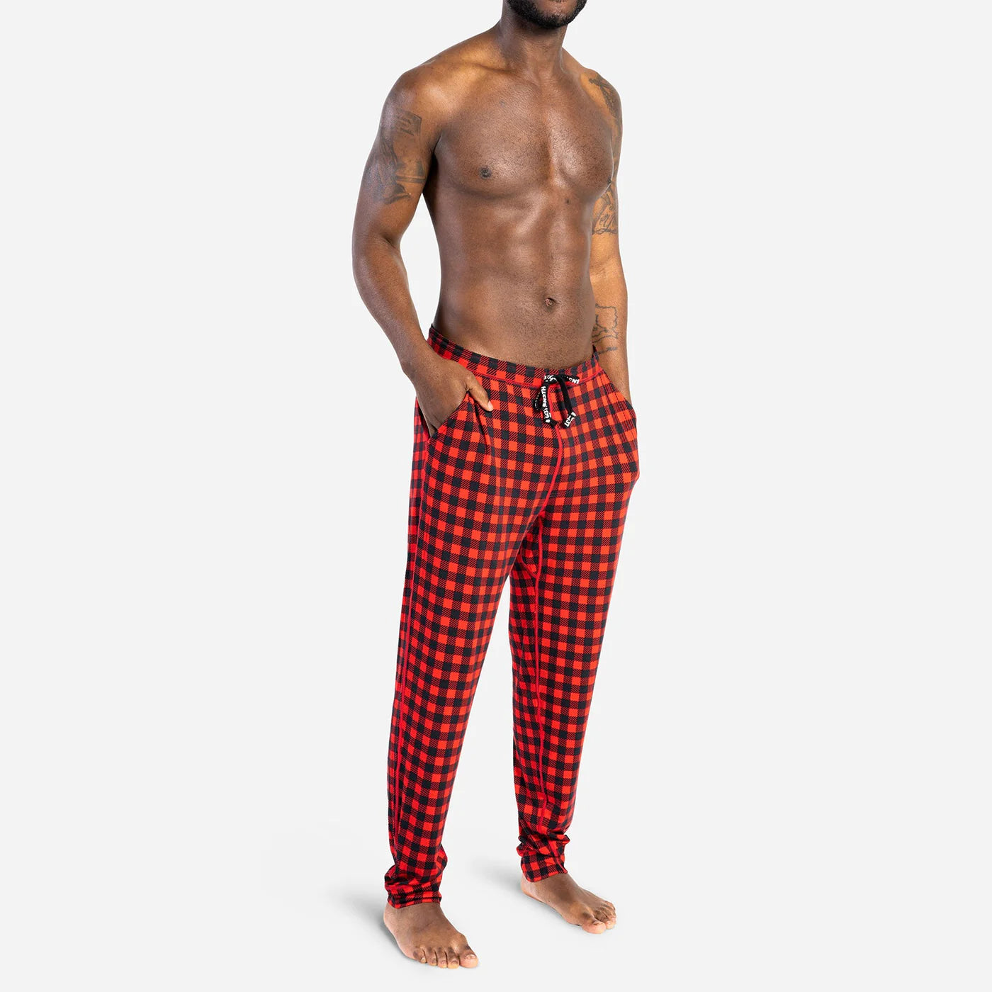 Sleepwear Long Buffalo Check Red Pyjamas