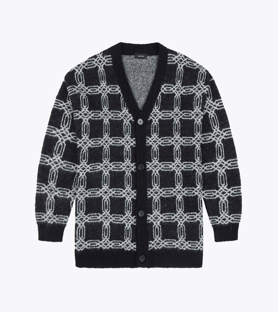 Link-Up Lowgo Cardigan Black/Whte