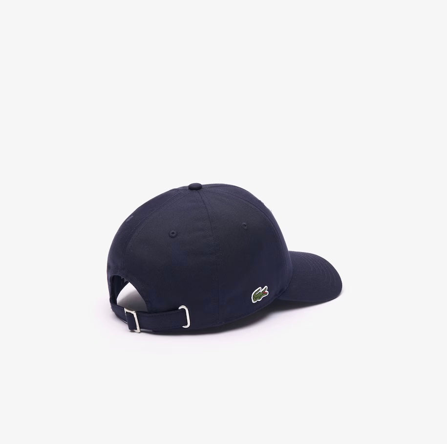 3D Embroidered Cotton Twill Baseball Cap Blue