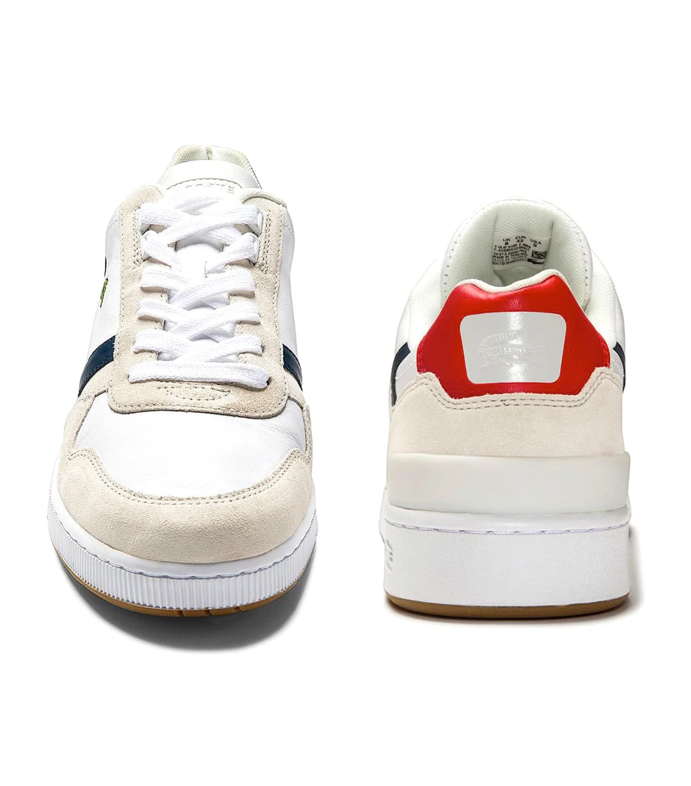 T-Clip 0120 Leather Sneakers White/Navy/Red