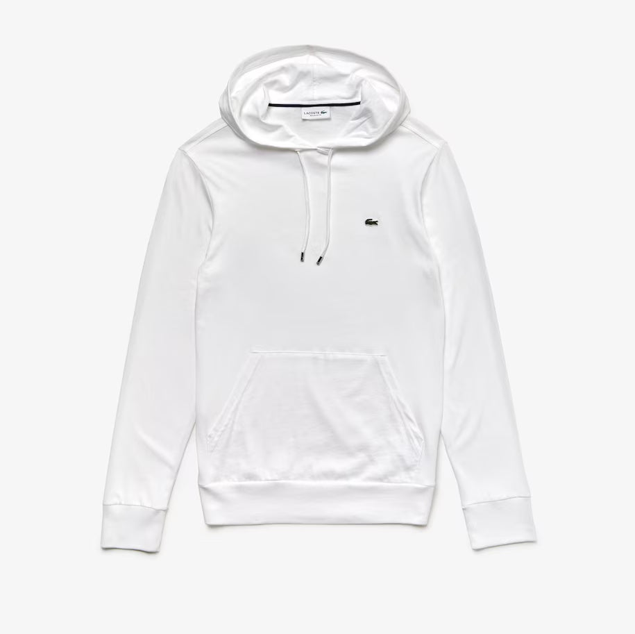 Cotton Jersey Hooded T-Shirt White