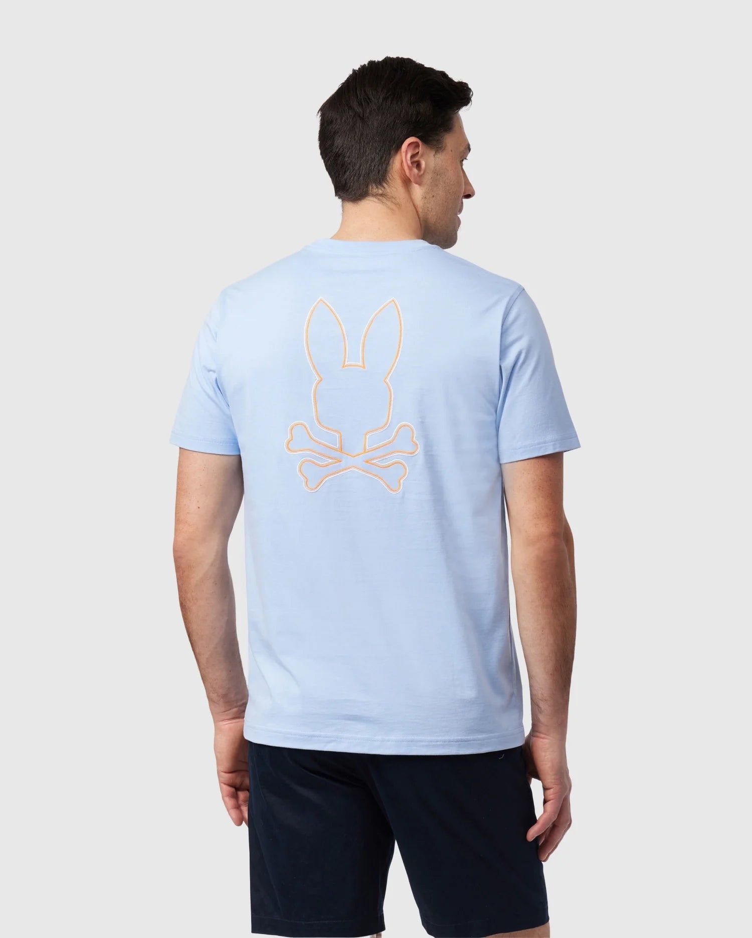 Wasterlo Back Graphic Tee  Serenity Blue