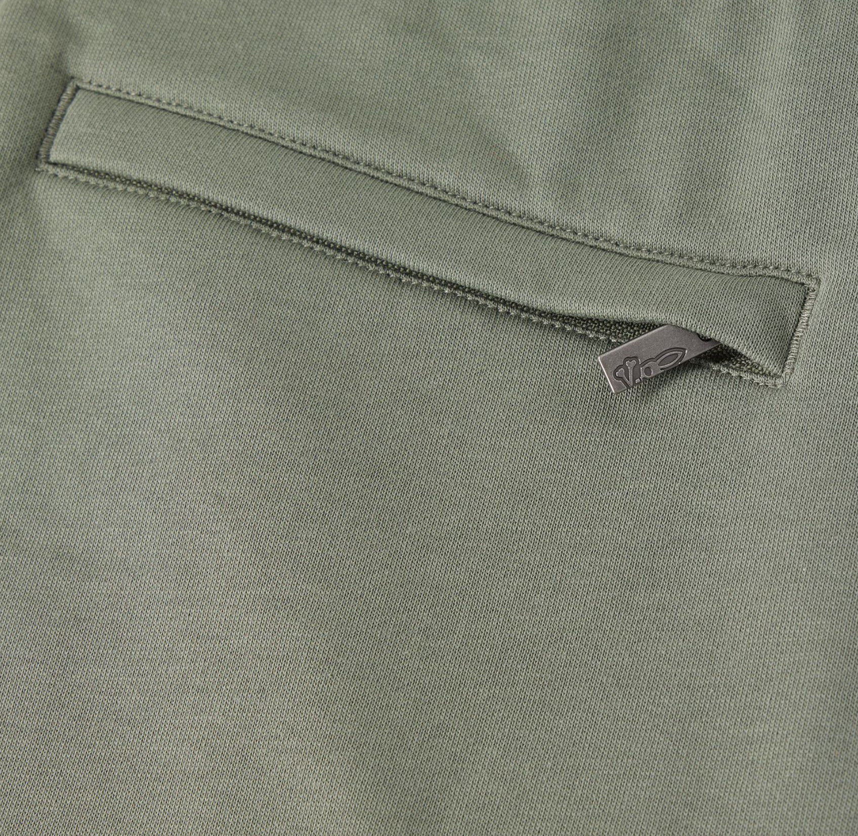 French Terry Shorts Agave Green