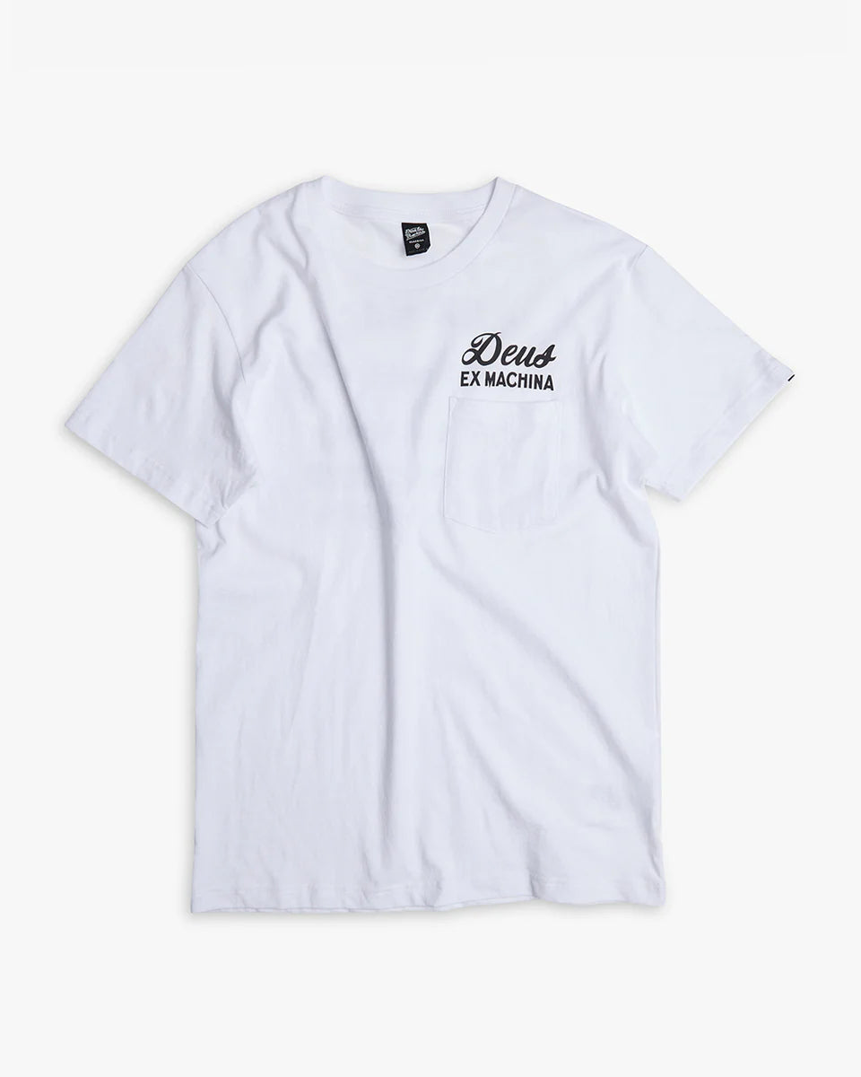 Venice address T-Shirt White with/Pocket