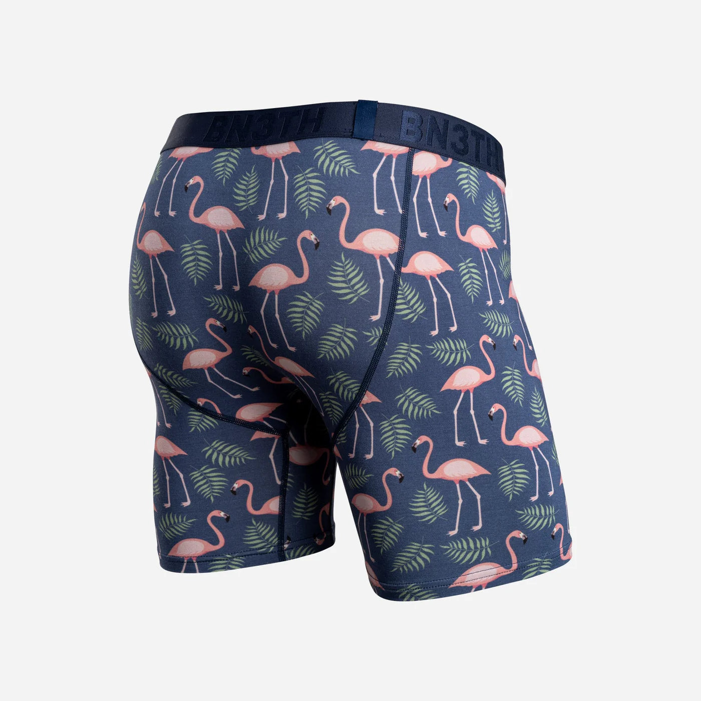 CLASSIC BOXER BRIEF: FLAMINGOS NAVY