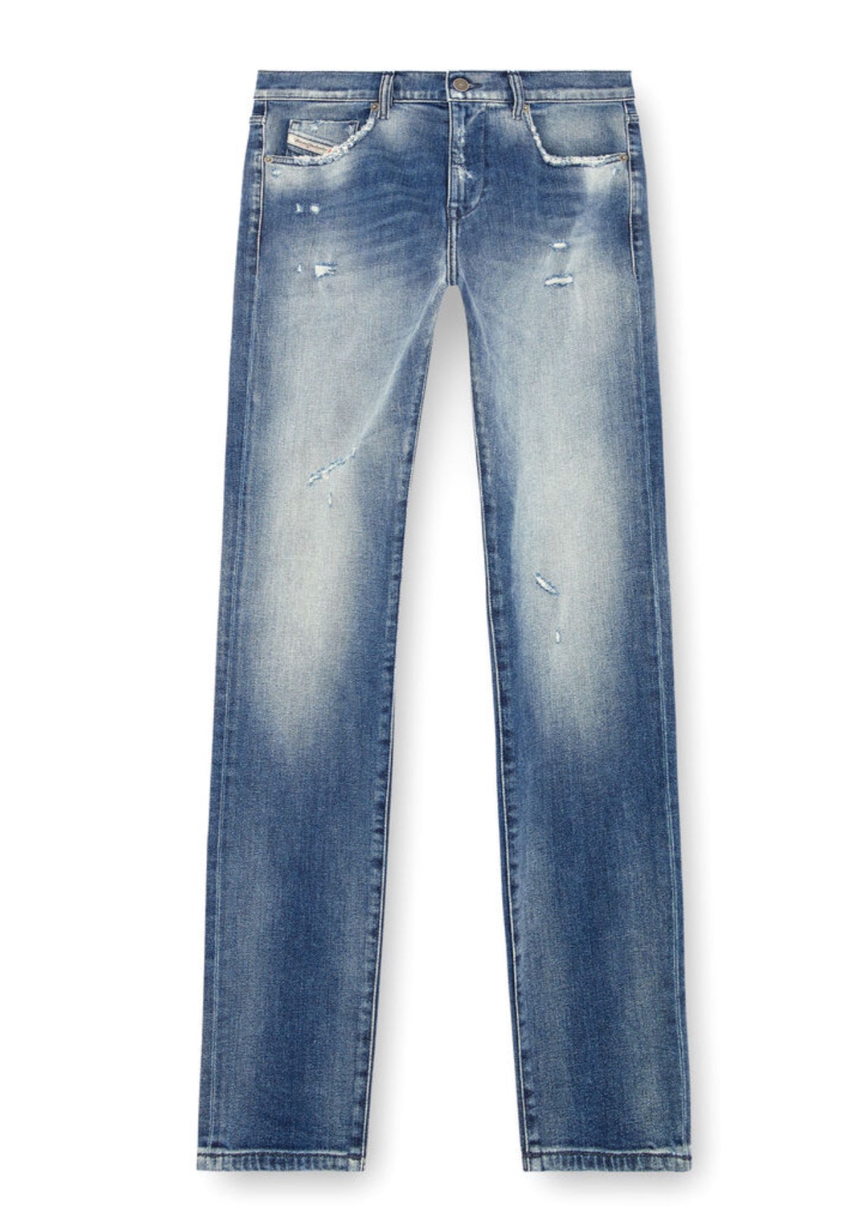 Slim Jeans 2019 D-Strukt 09j61 Color: Medium blue