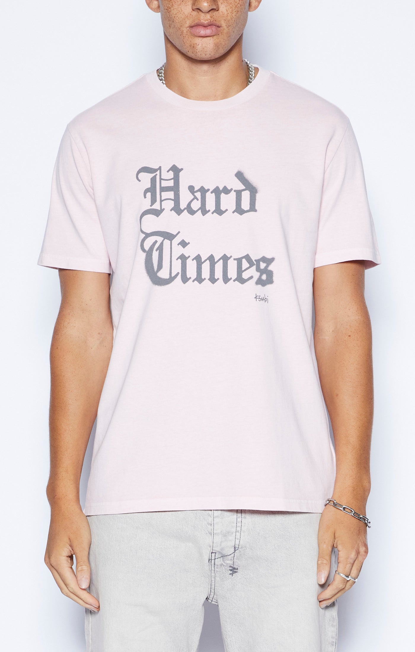 Hard Times Kash SS Tee Quartz Pink