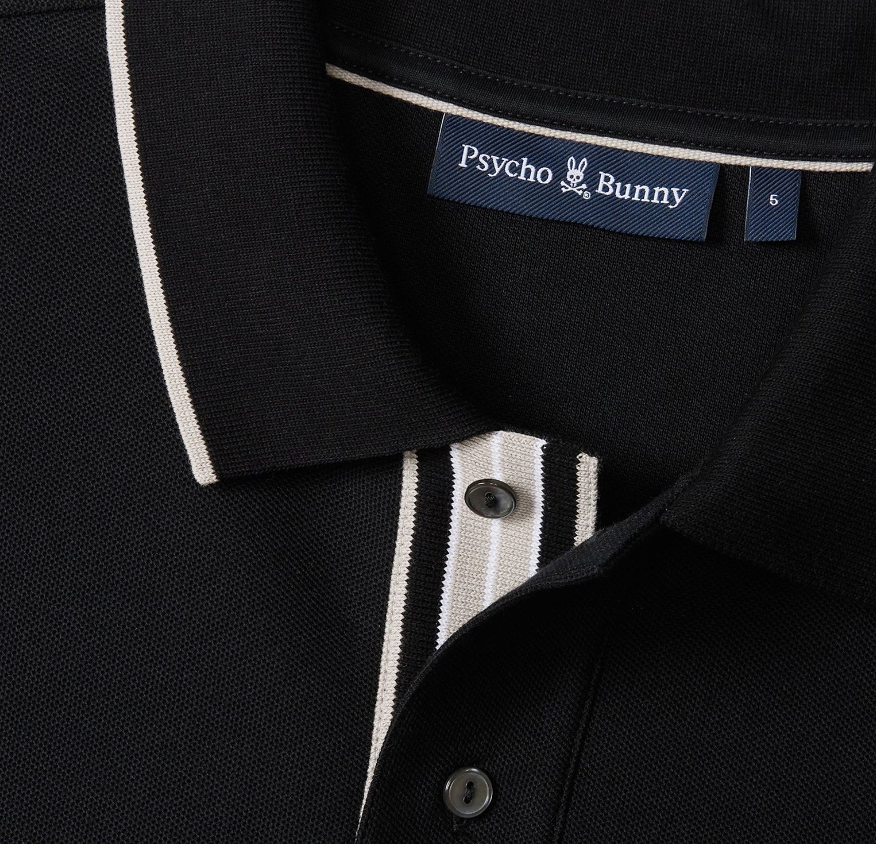 cambridge pique polo-001 black