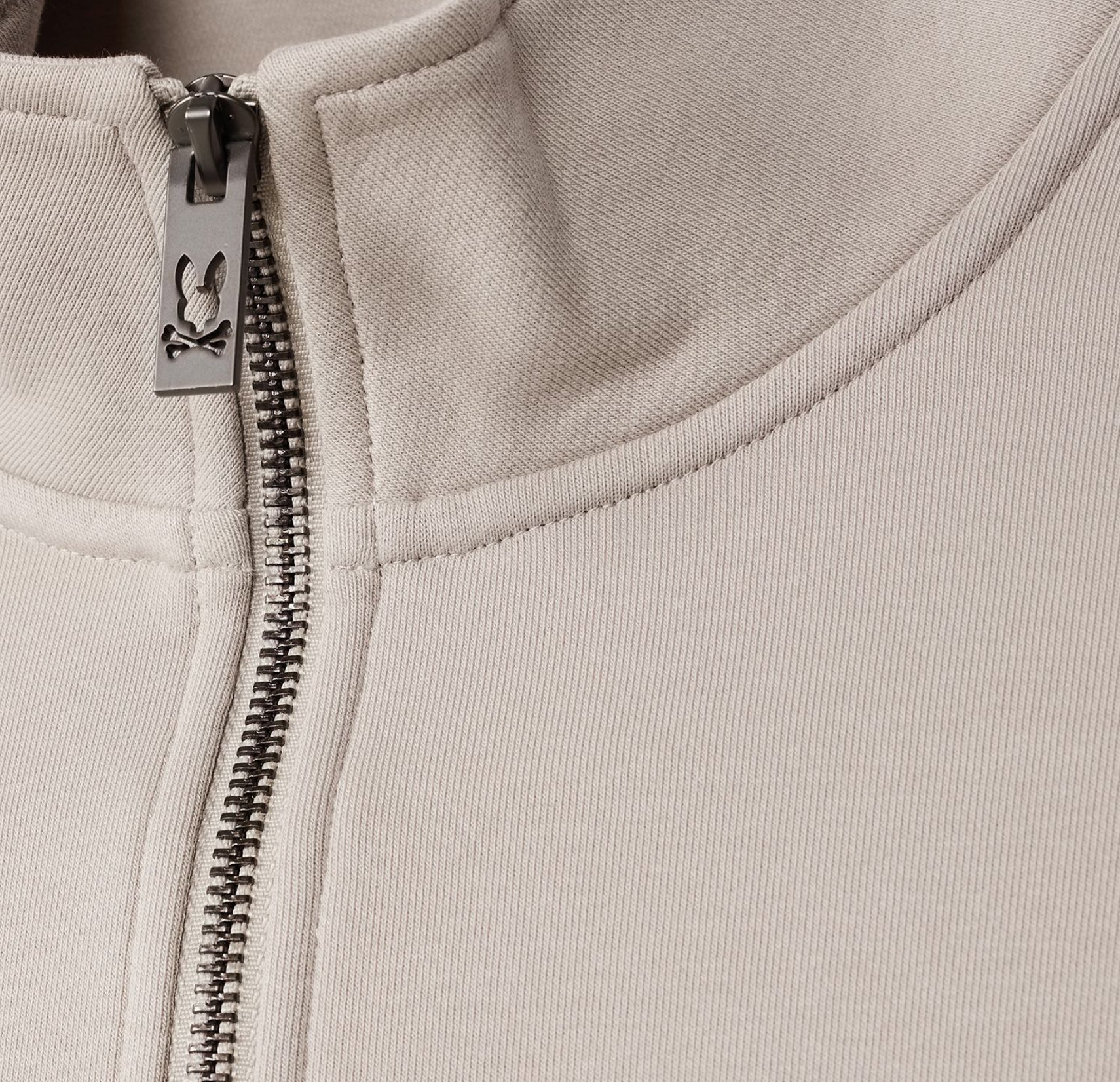 DAYTON HALF ZIP SWEATSHIRT-110 OYSTER