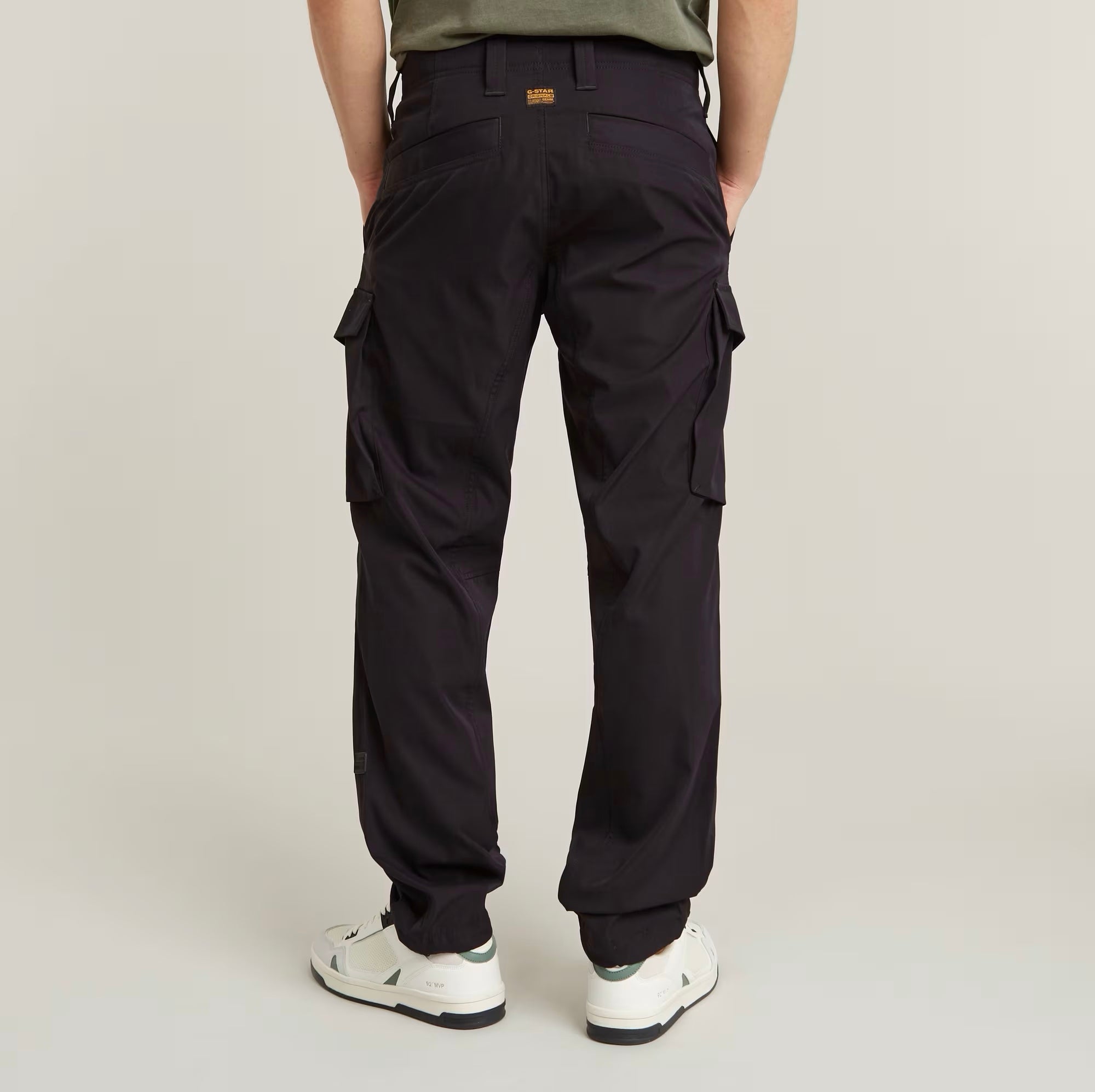 CORE REGULAR CARGO PANTS color dark black