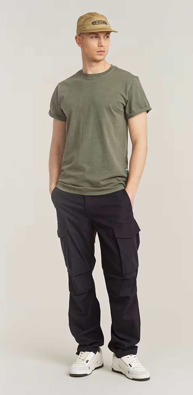 CORE REGULAR CARGO PANTS color dark black