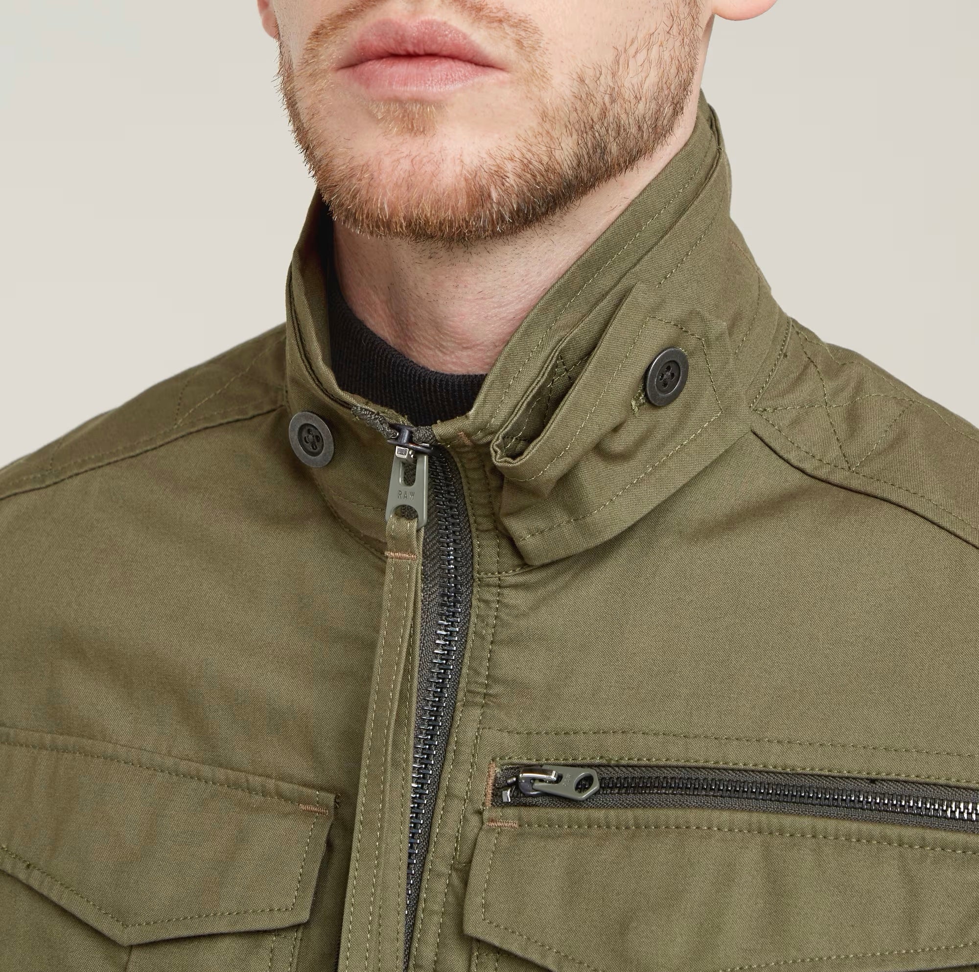 ROVIC SLIM FIELD JACKET shadow olive