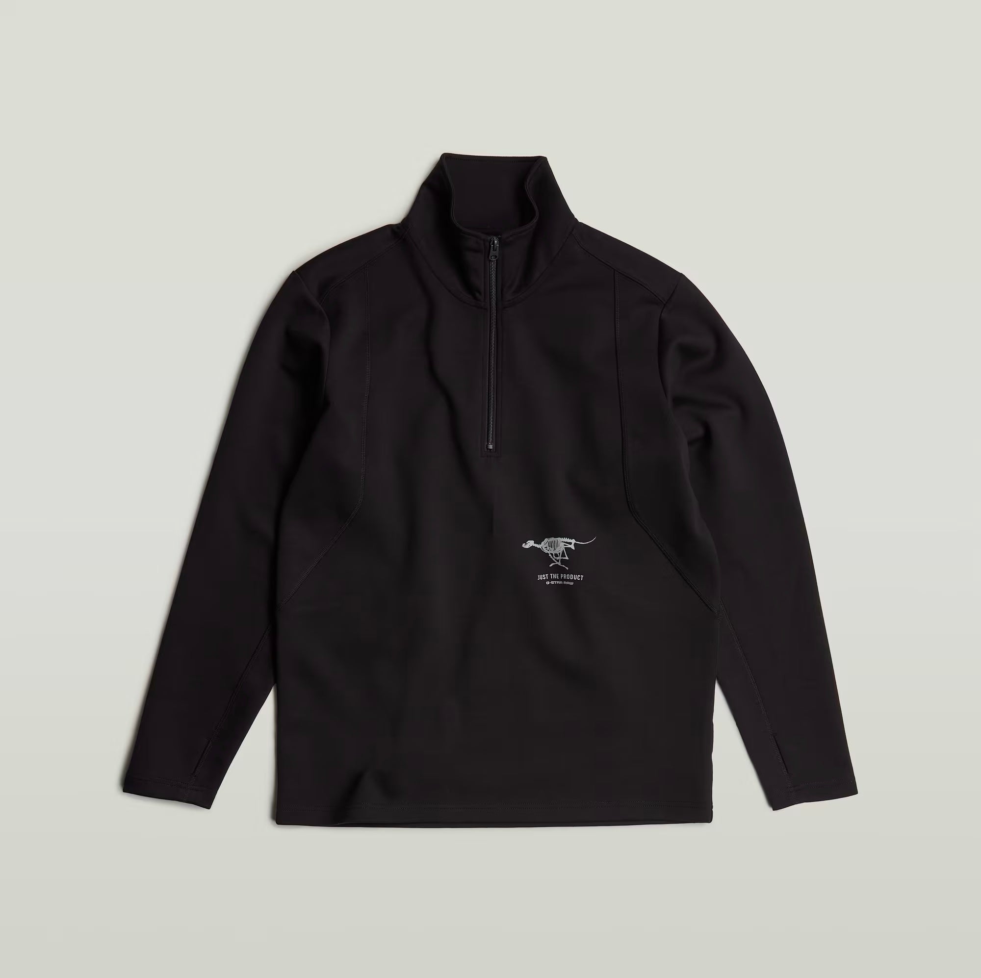 MOTION HALF ZIP TWEETER dark black