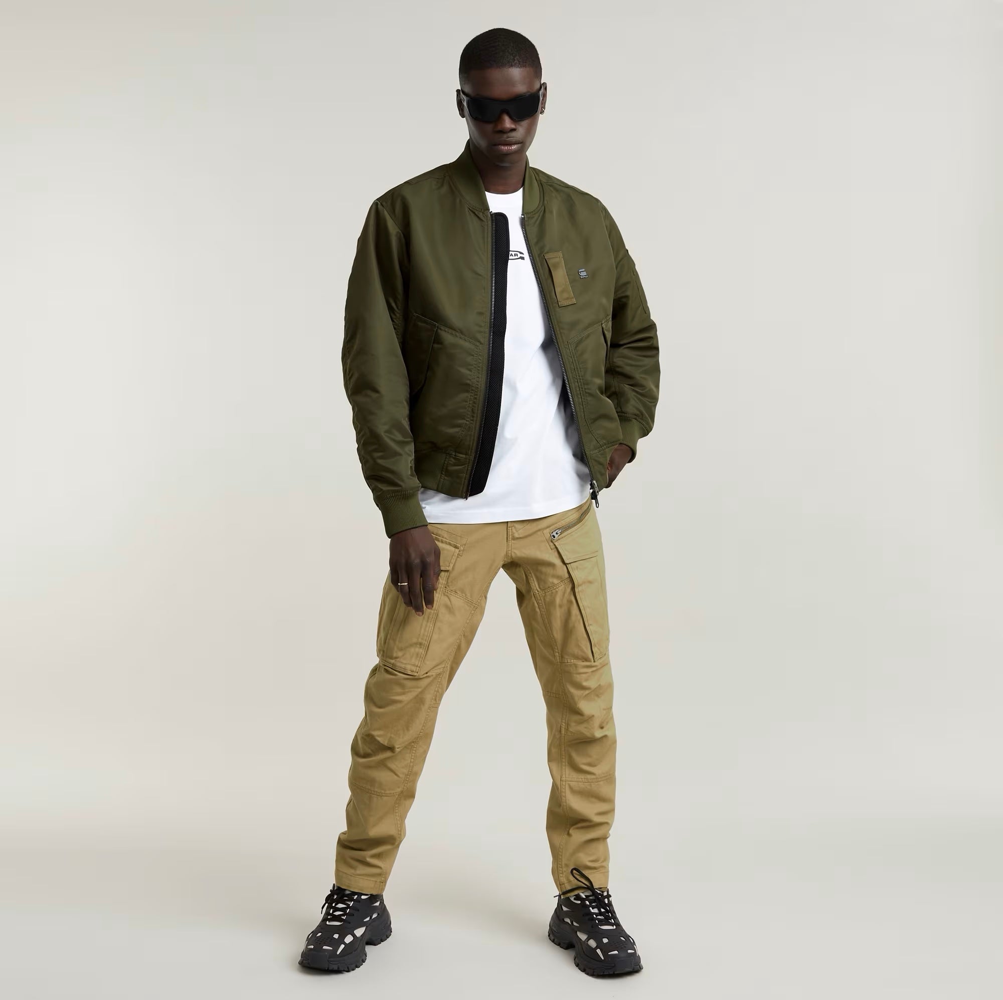 FLIGHT GA-1 BOMBER JACKET shadow olive