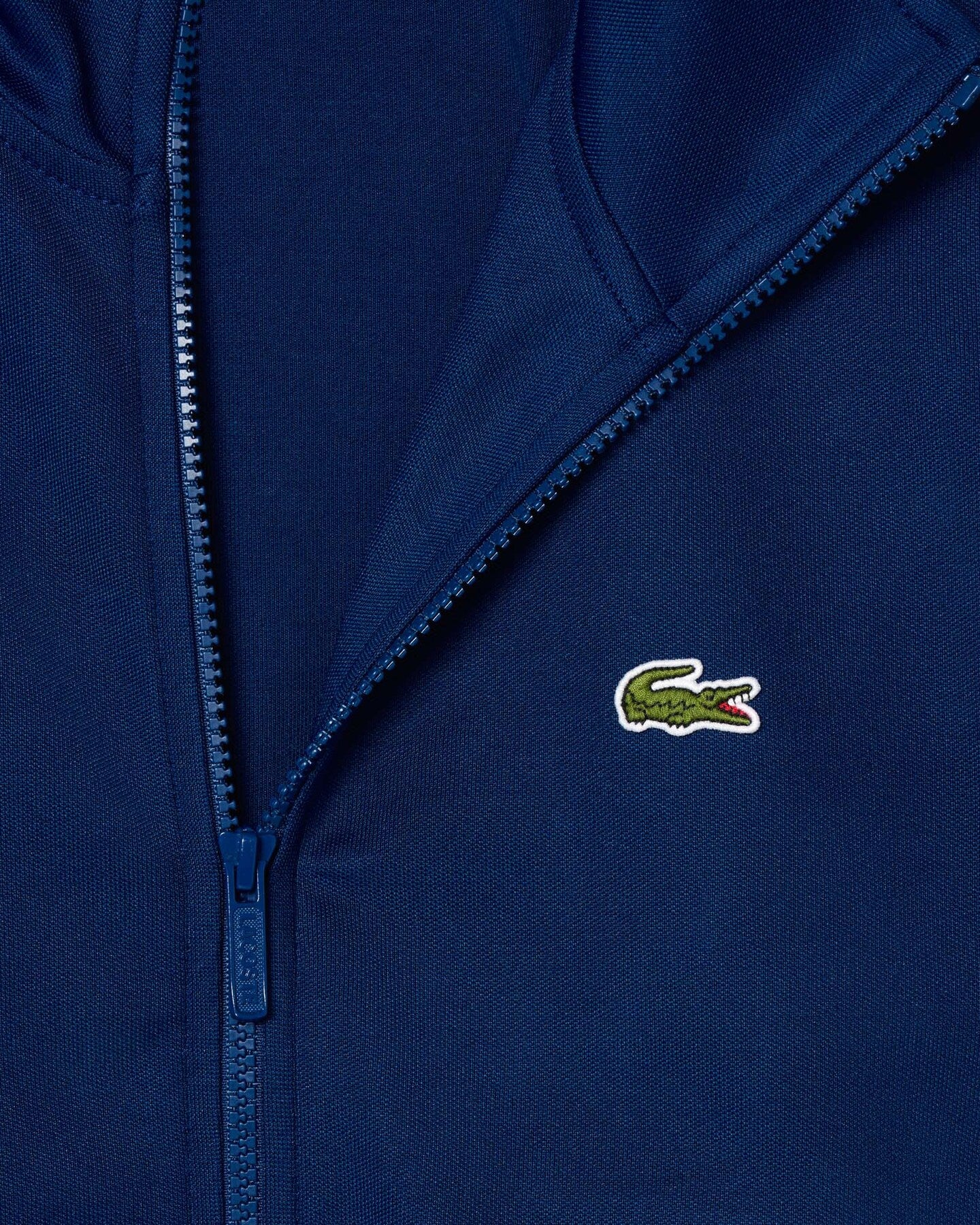 PARIS PIQUÉ ZIP FRONT TRACK JACKET Blue