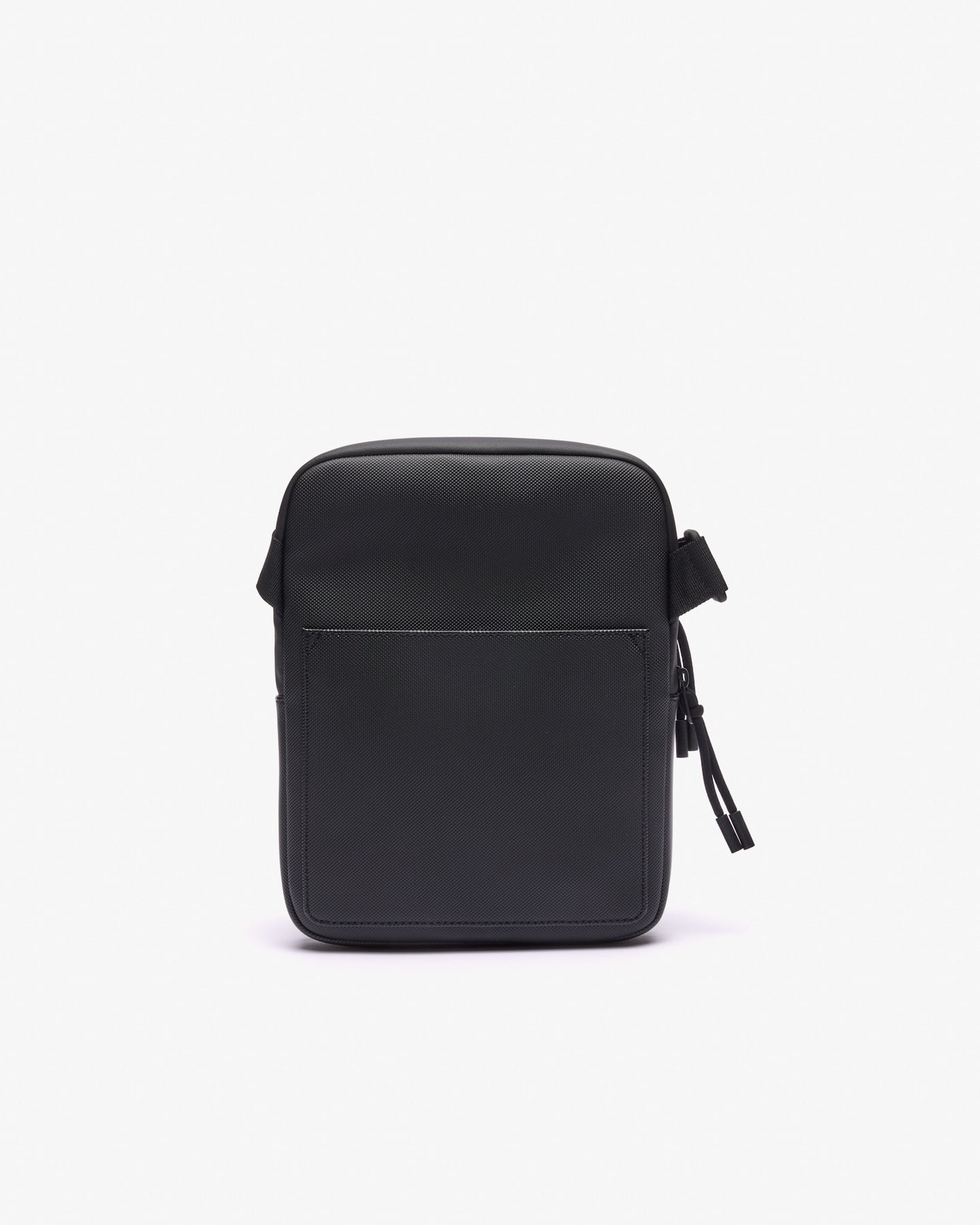 MEDIUM LCST PIQUÉ SATCHEL Black