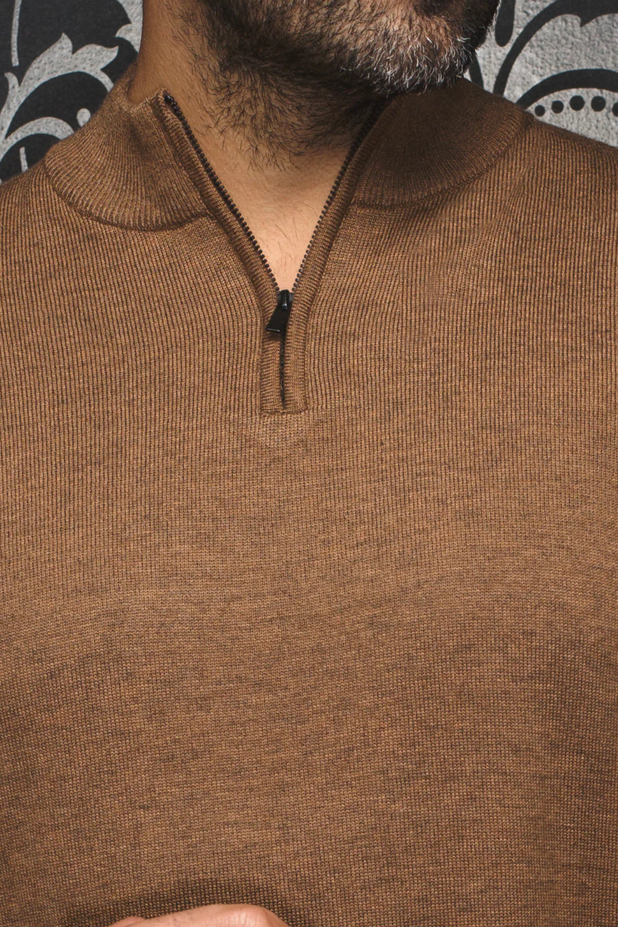 MERINO WOOL SWEATER | MESTA, CAMEL