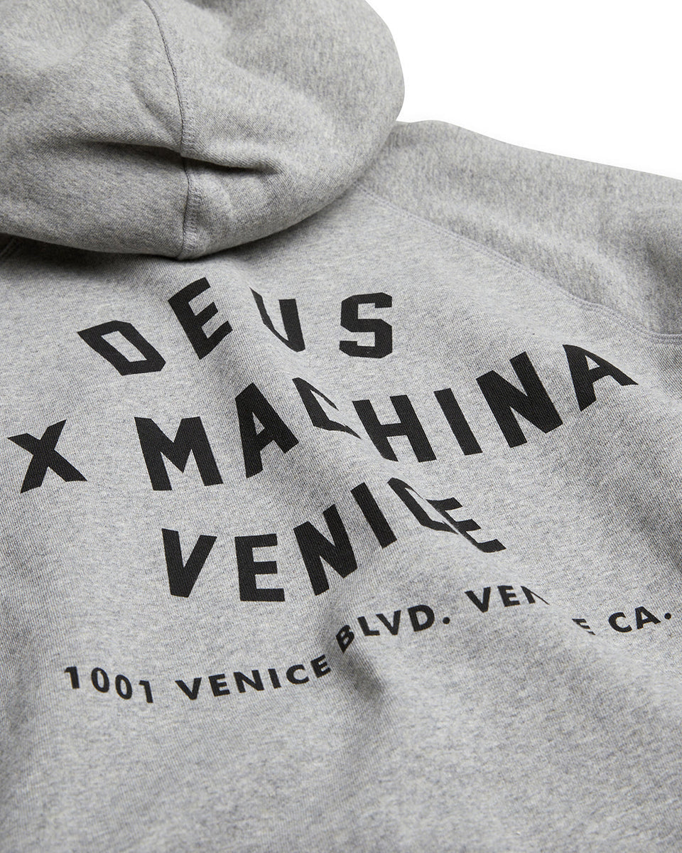 Venice Address Hoodie Grey Marle