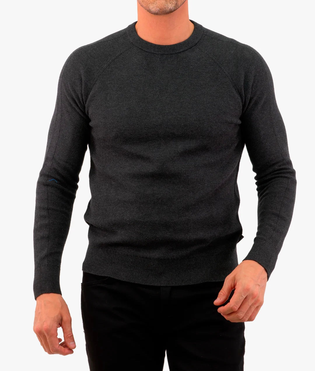 Charcoal Crew Neck Sweater Grey