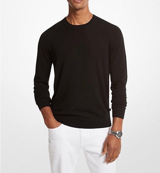 Merino Wool Sweater Black