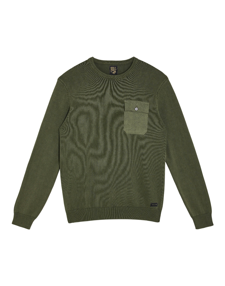 MEN'S JUMPER PULL POCKET ARMY