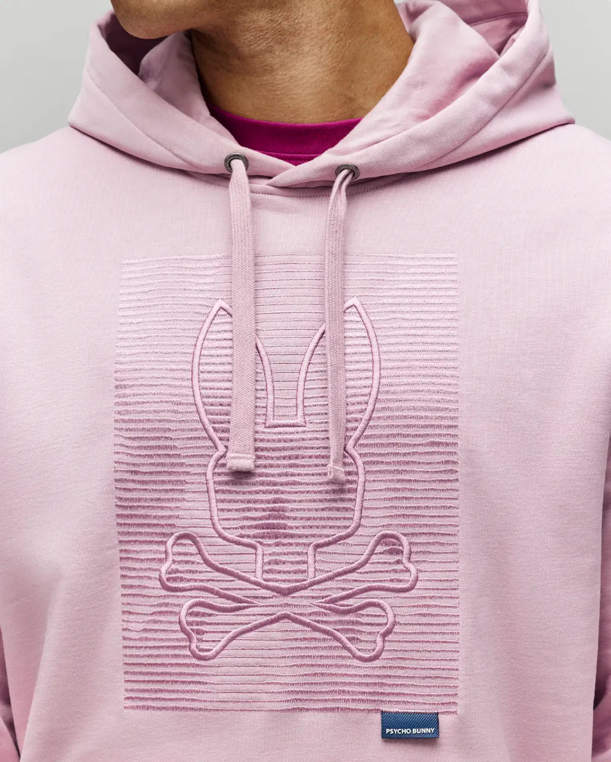 Mens grant hoodie -  mauve shadows