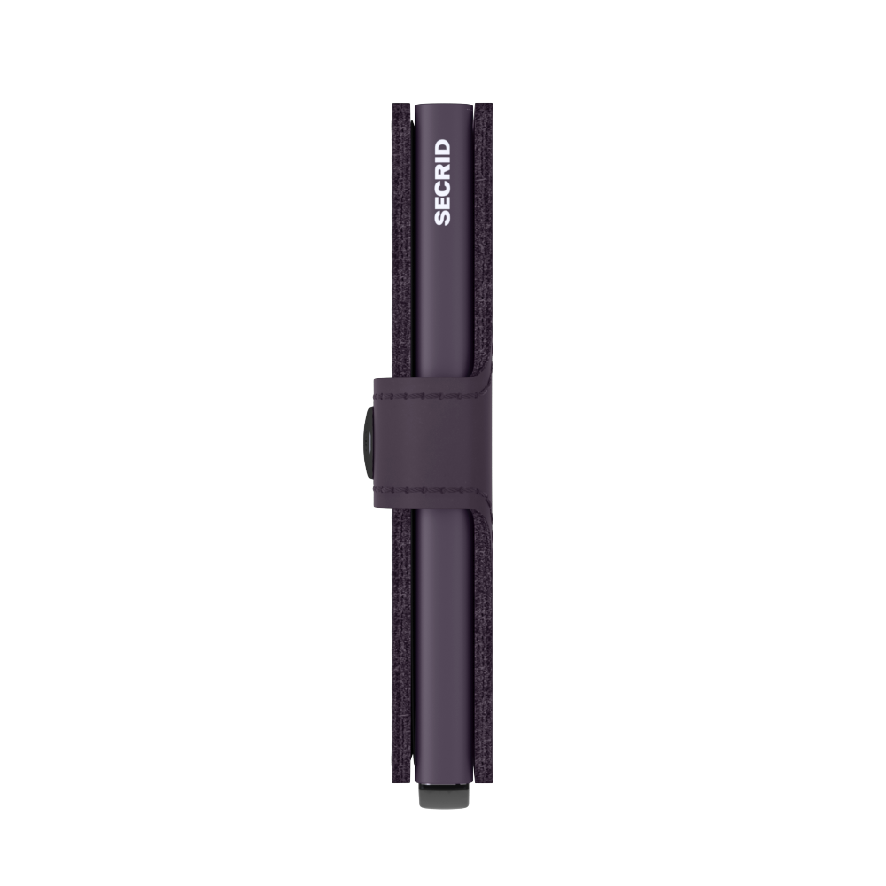 Miniwallet Matte Dark Purple RFID Secure