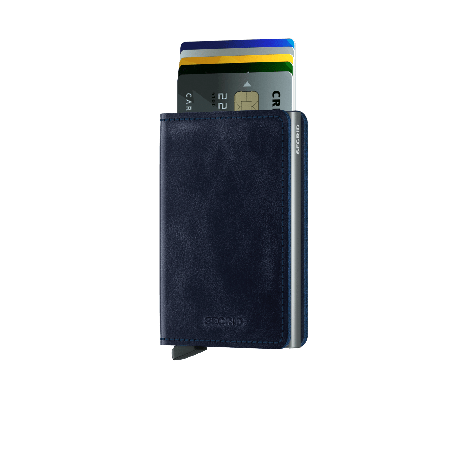 Slimwallet Vintage Blue RFID Secure